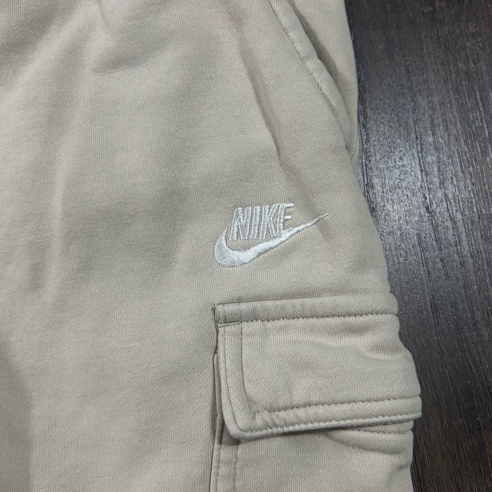 Nike Kids Beige Cargo Joggers - Picture 2 of 4